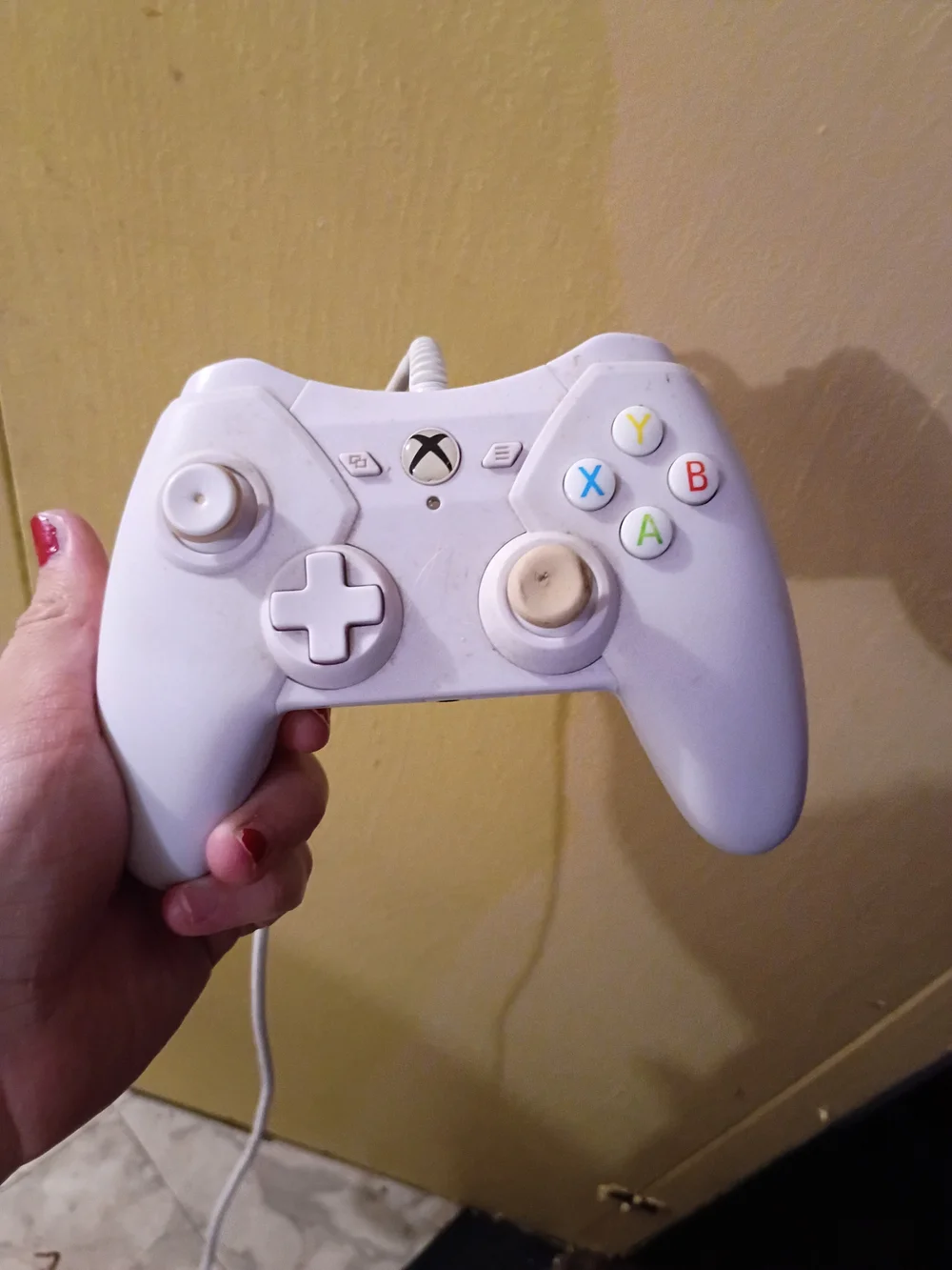 White Power A  Wired Game Controller